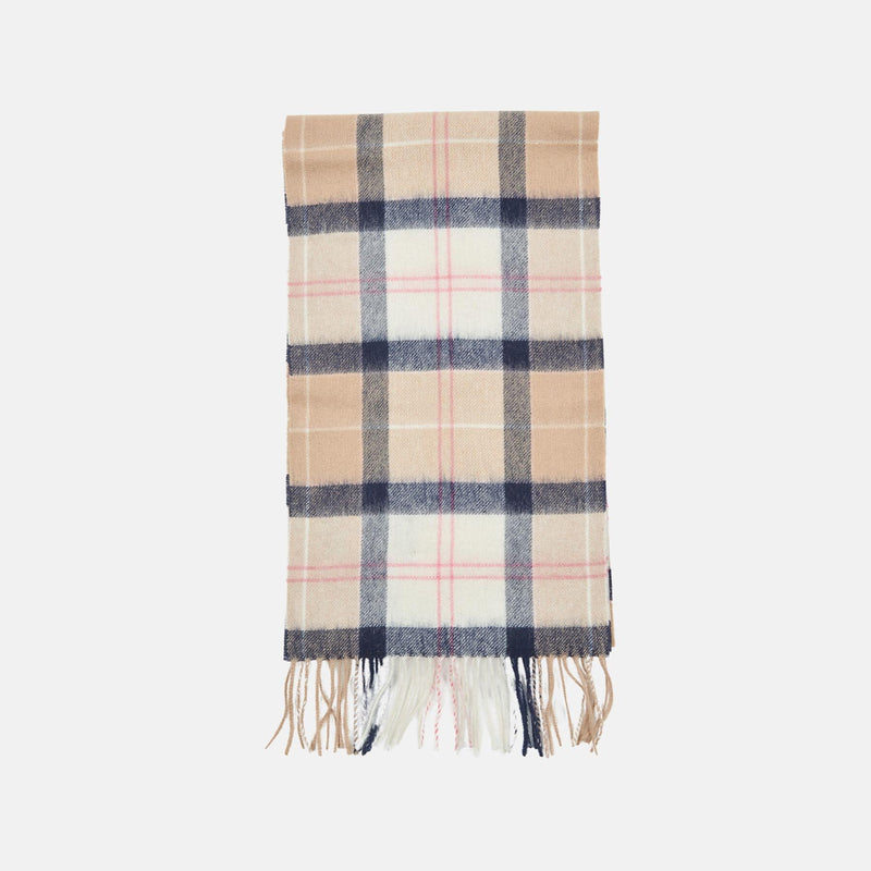 Sciarpa tartan in lana e cashmere