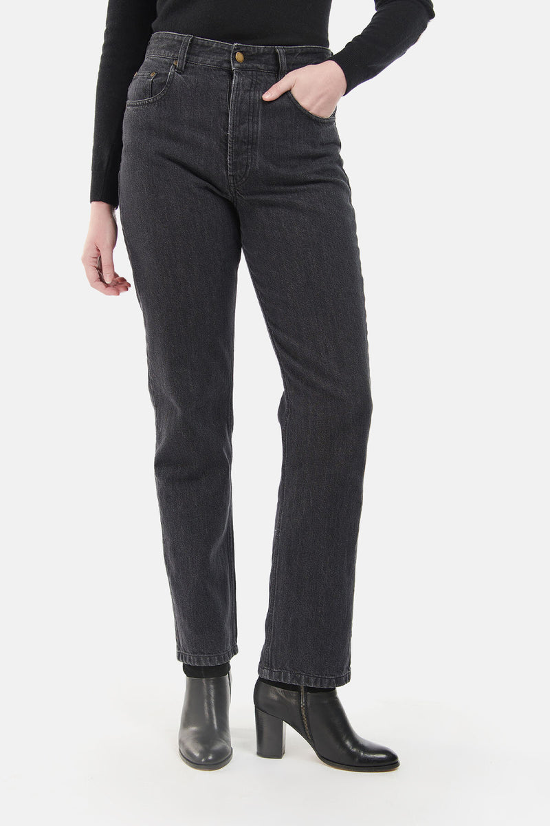 Burne Mid Rise Straight Jean