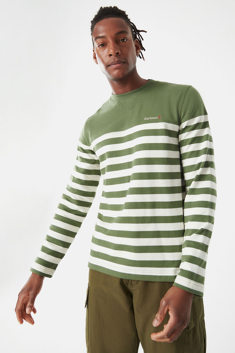 T-shirt Firthmoor Stripe Crew Barbour