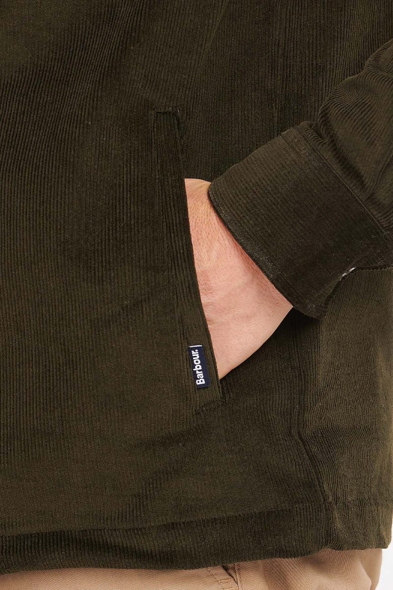 Overshirt in velluto a coste