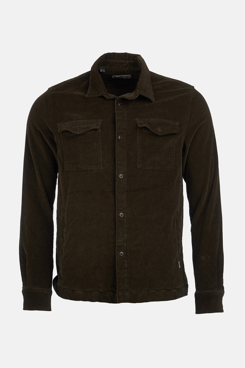 Overshirt in velluto a coste