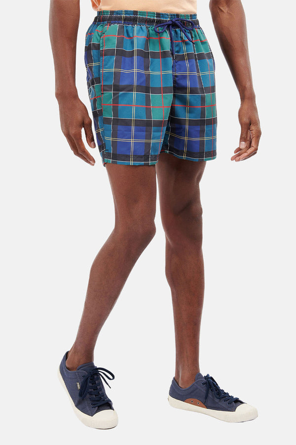 Costume da bagno con motivo Tartan