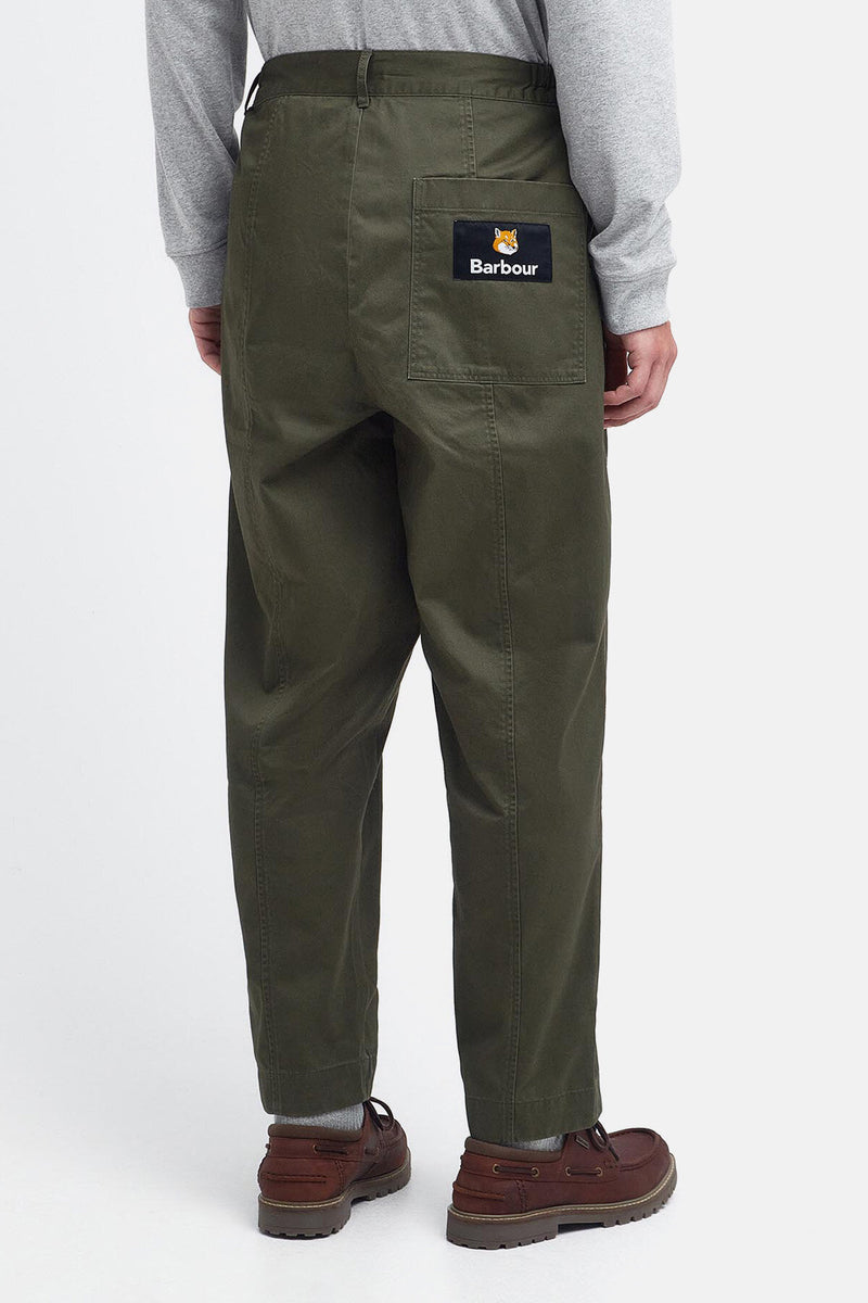 Pantaloni cargo Barbour x Maison Kitsuné