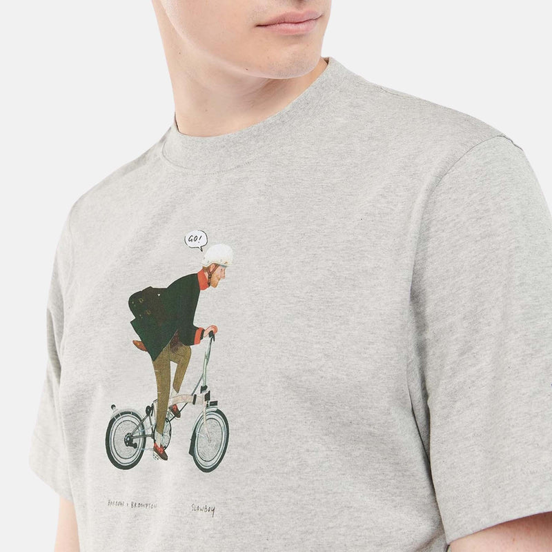 T-shirt Slowboy Go Barbour x Brompton