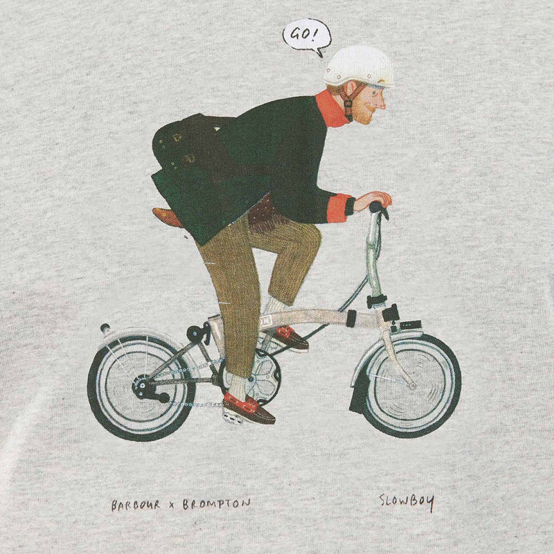 T-shirt Slowboy Go Barbour x Brompton