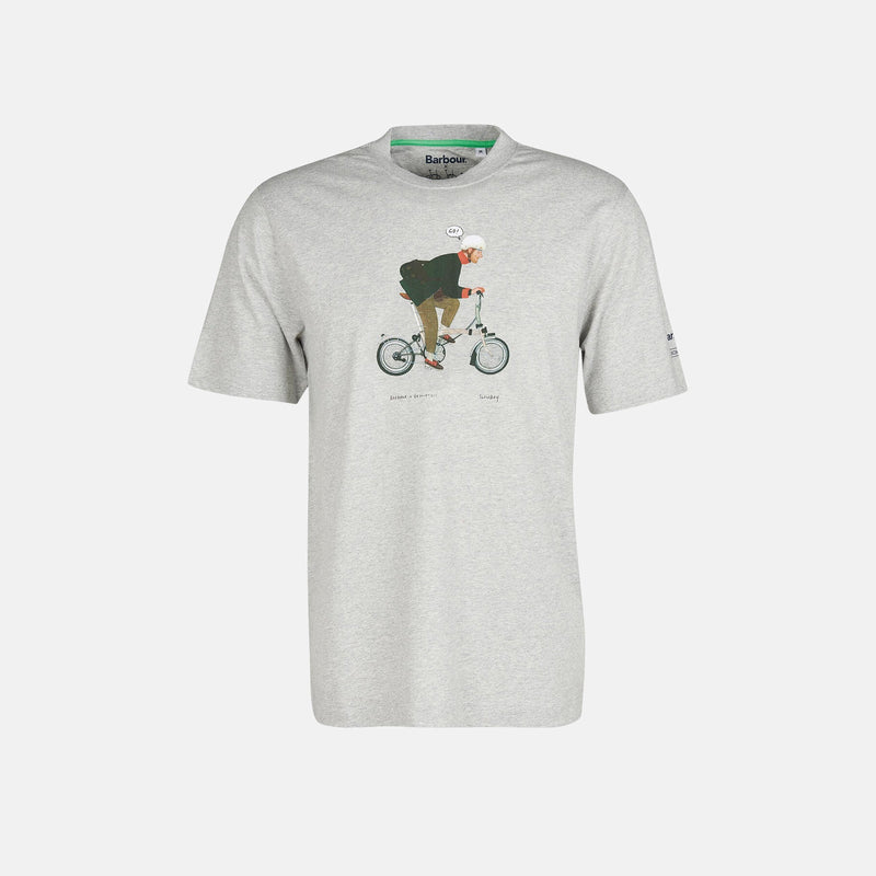 T-shirt Slowboy Go Barbour x Brompton