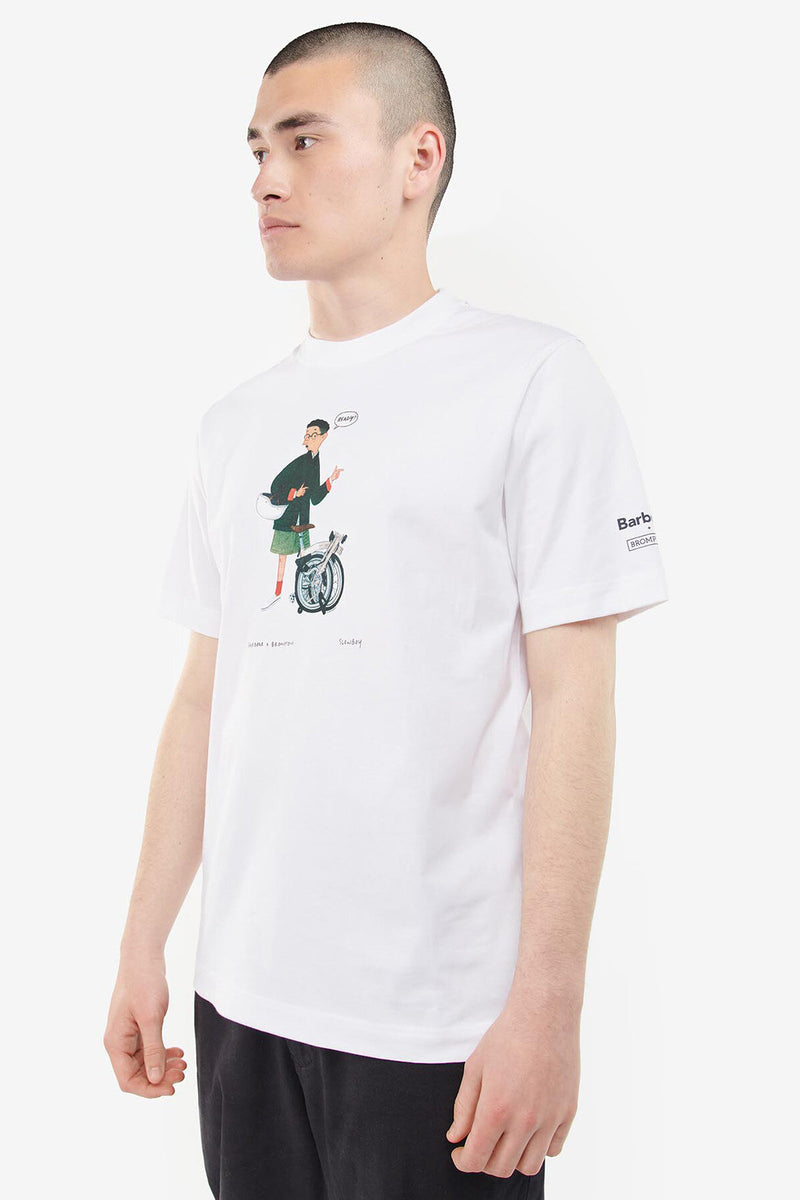 T-shirt Slowboy Ready Barbour x Brompton