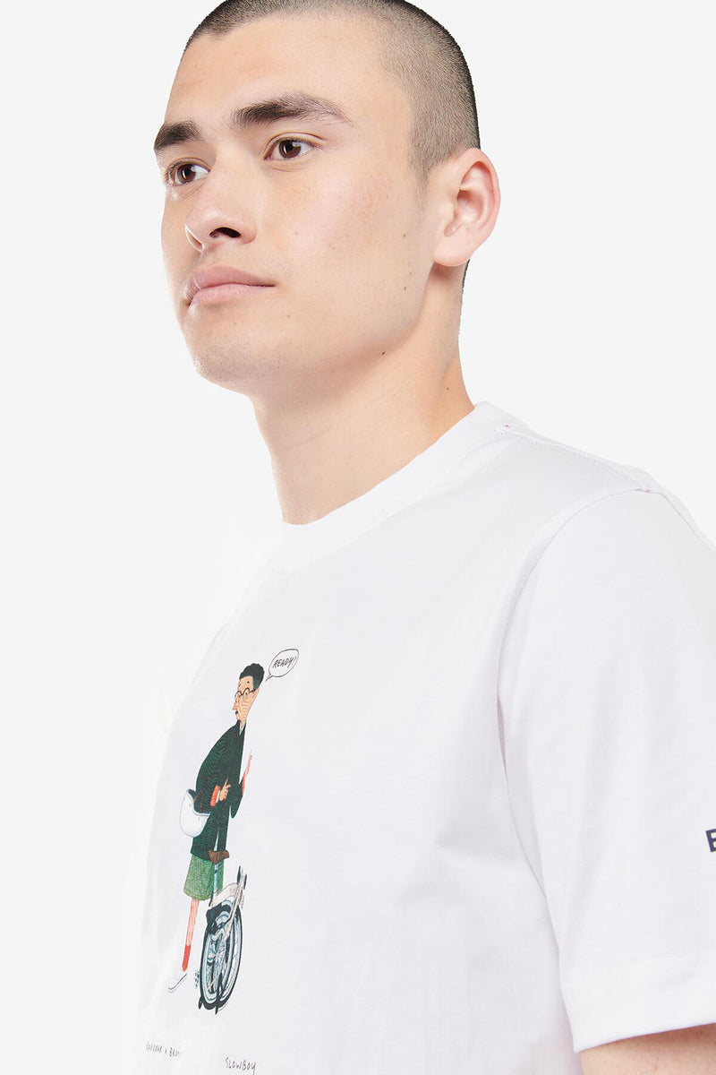 T-shirt Slowboy Ready Barbour x Brompton