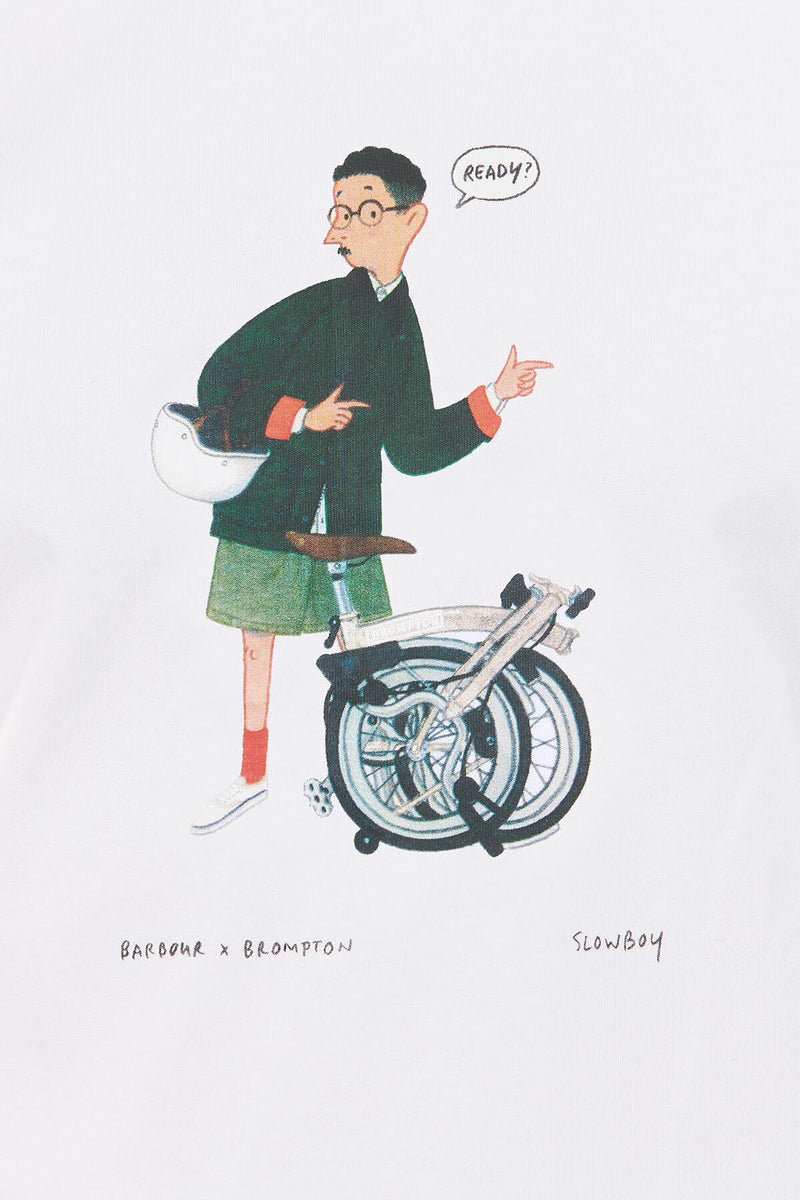 T-shirt Slowboy Ready Barbour x Brompton