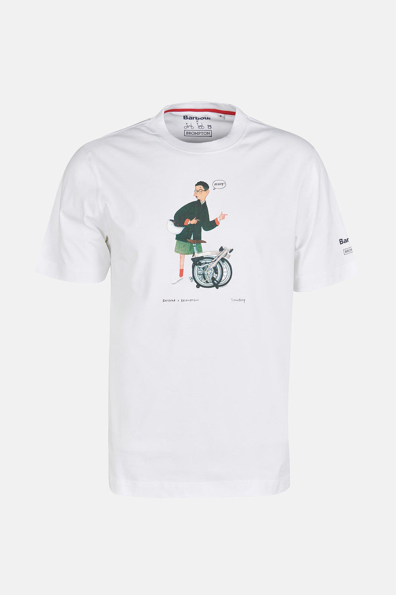 T-shirt Slowboy Ready Barbour x Brompton