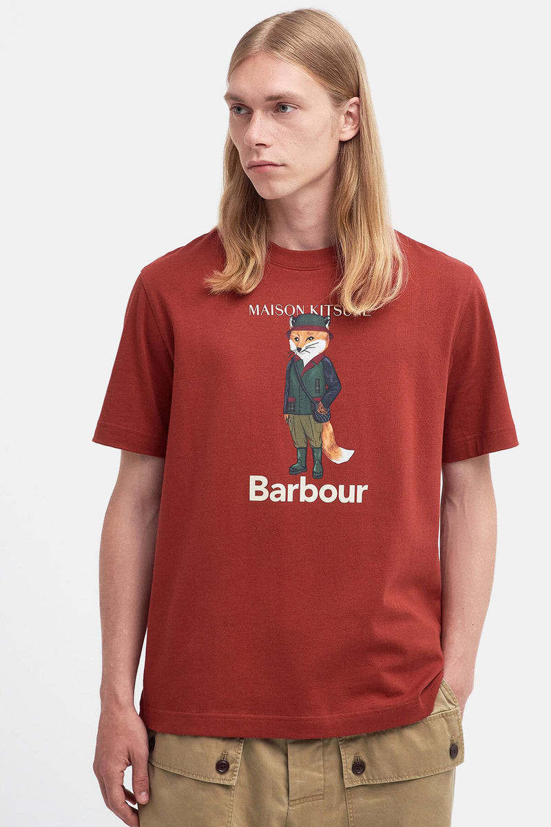 Barbour x Maison Kitsuné Beaufort Fox T-Shirt