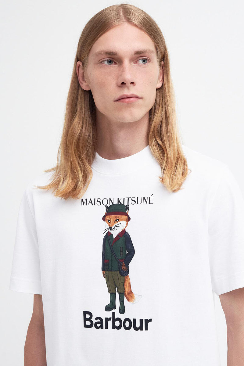 T-shirt Fox Beaufort Barbour x Maison Kitsuné