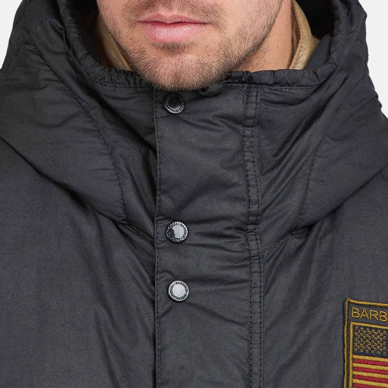 Parka in cotone cerato invernale