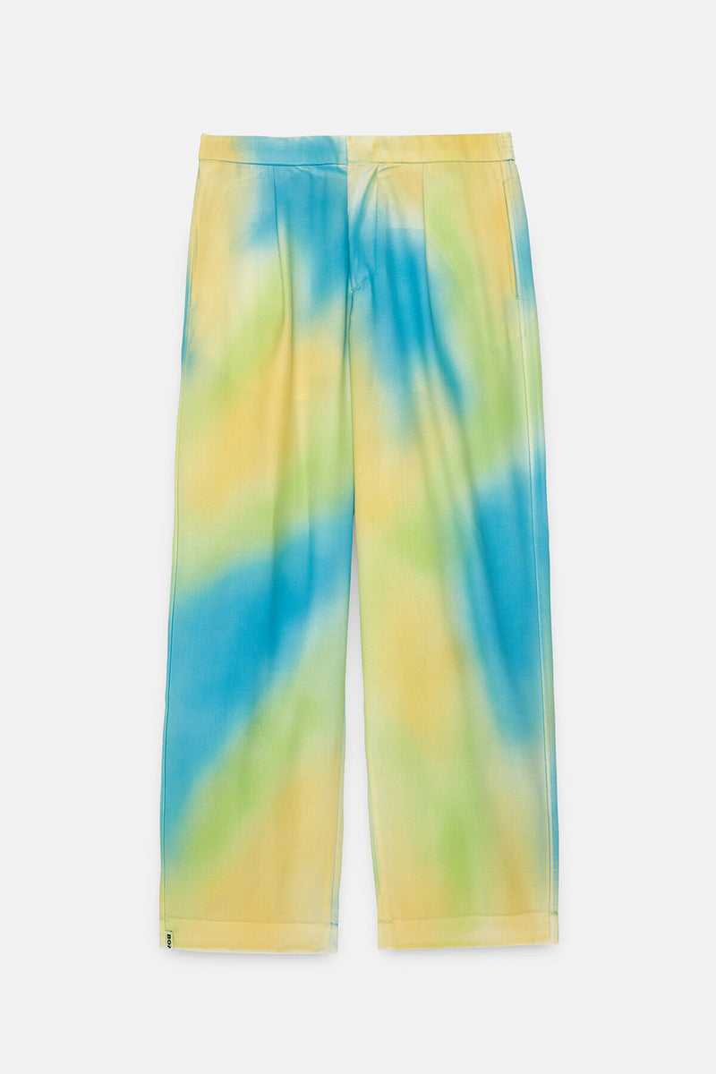 Pantalone colorato effetto spray