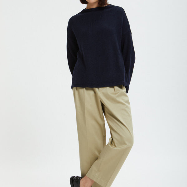Double Pleat Chino Trousers Khaki by Nanamica | Women | WP Store