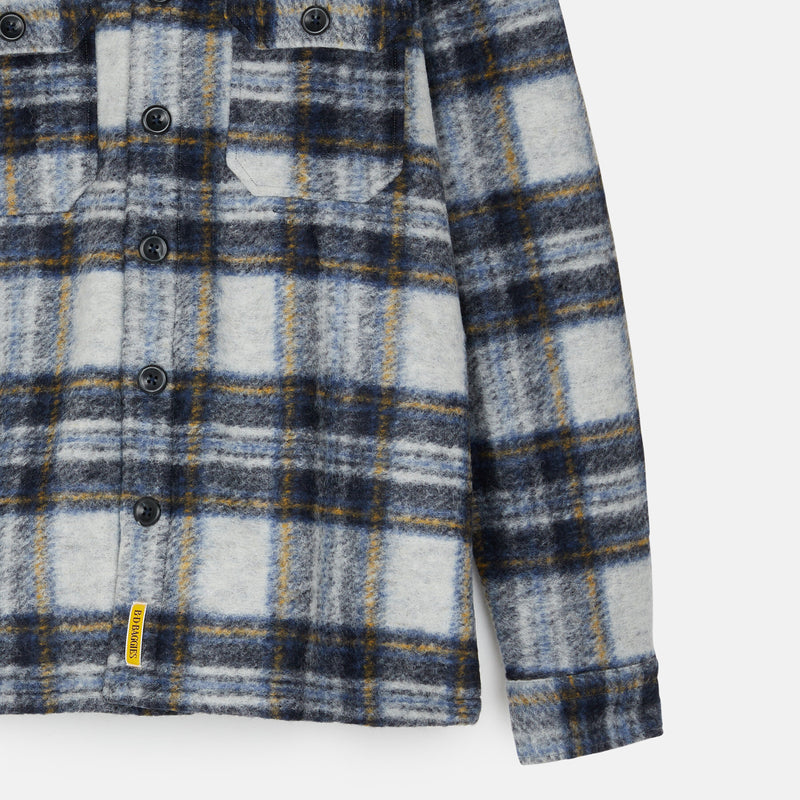 Overshirt with madras pattern