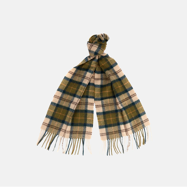 Sciarpa in pura lana in tartan