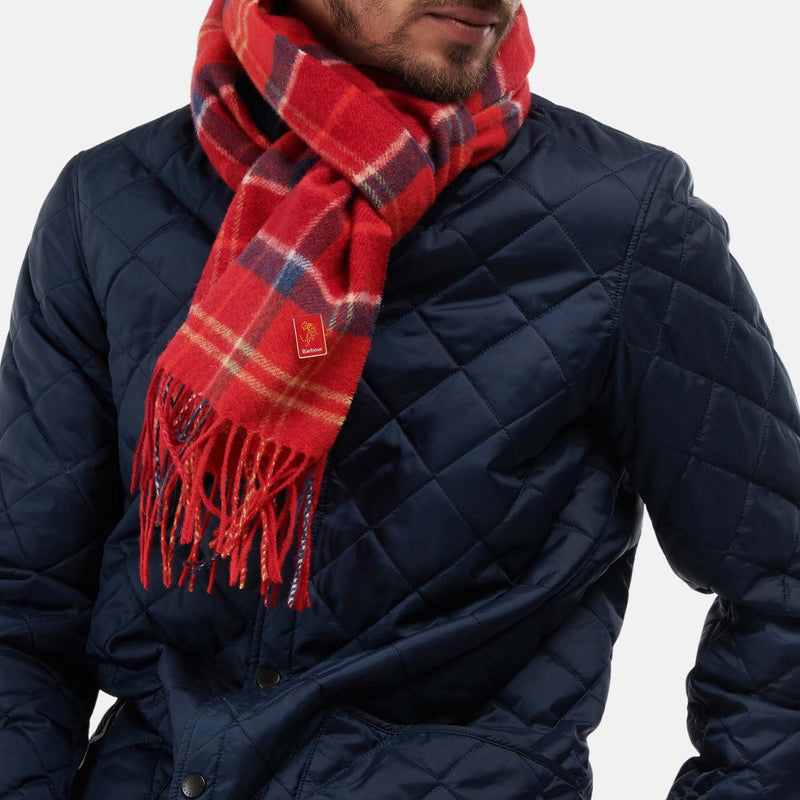 Sciarpa in lana di agnello in tartan