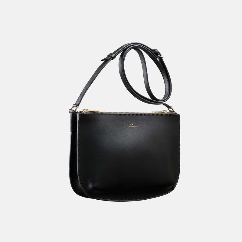 Leather shoulder bag