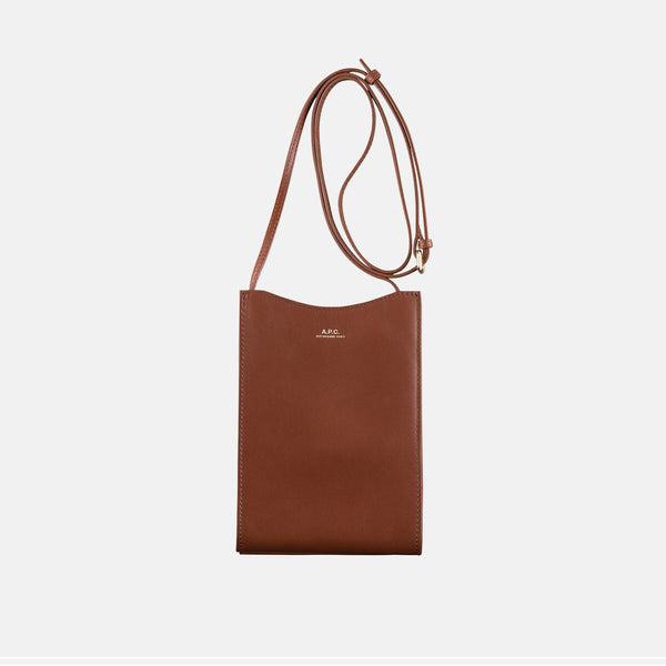 Leather shoulder bag