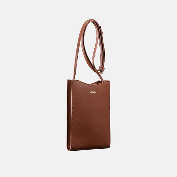 Leather shoulder bag